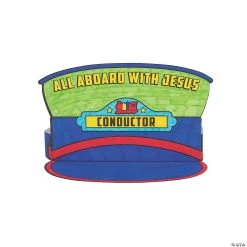 New ⌛ Color Your Own Railroad VBS Conductor Hats - 12 Pc. 😀 -Religious Crafts Sales color your own railroad vbs conductor hats 12 pc 13943344 a01