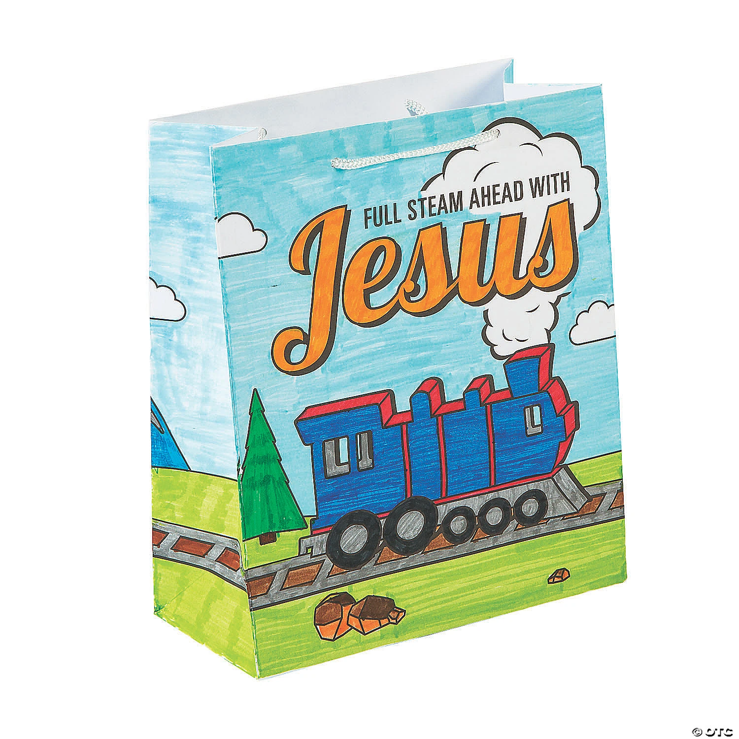 Buy 🤩 Color Your Own Railroad VBS Medium Take Home Bags - 12 Pc. ❤️ 2 Buy 🤩 Color Your Own Railroad VBS Medium Take Home Bags - 12 Pc. ❤️ - Image 2