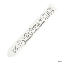 Best Pirce ⭐ Color Your Own Railroad VBS Paper Bracelets - 50 Pc. ❤️