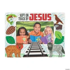 Coupon ⭐ Color Your Own Railroad VBS Picture Frame Magnets - 12 Pc. 🌟
