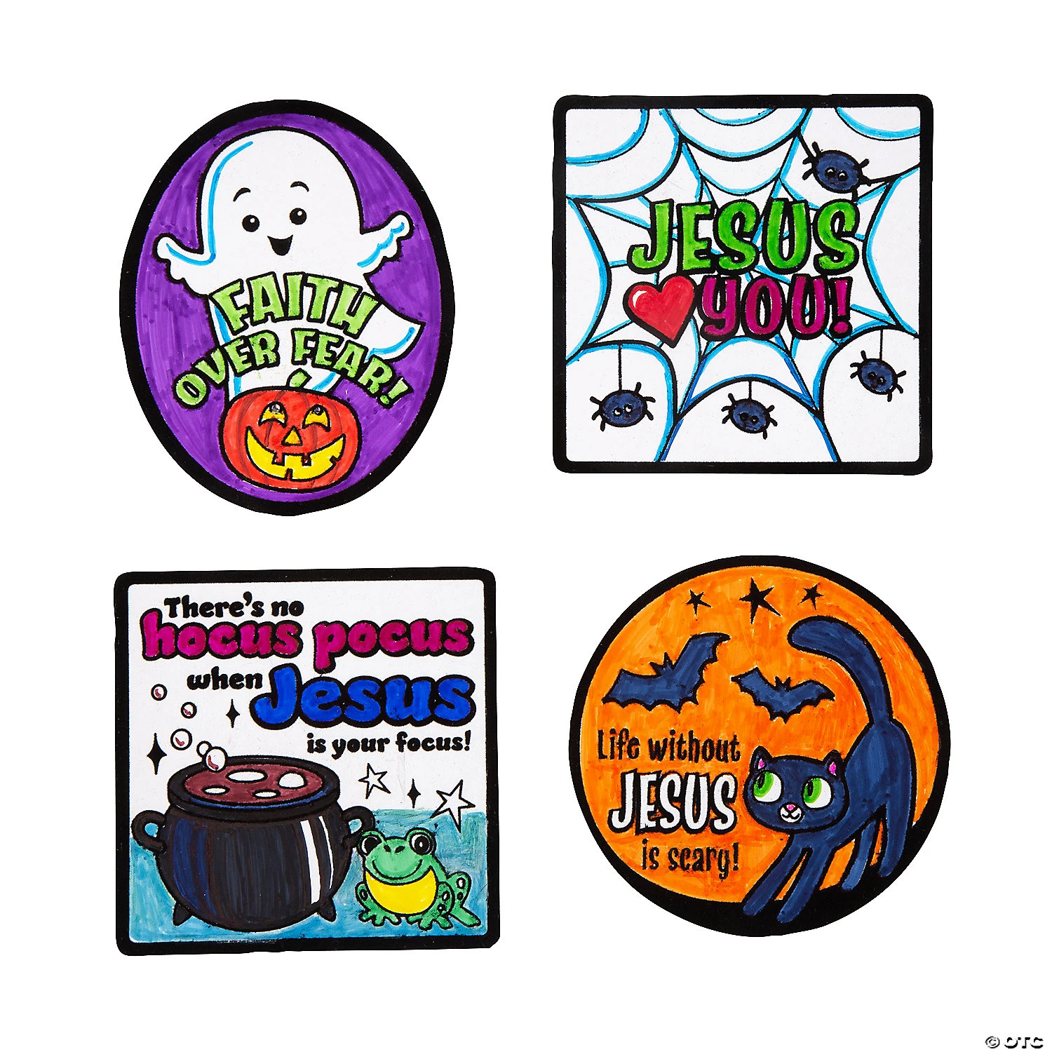 Wholesale π Color Your Own Religious π Halloween Fuzzy Magnets - 12 Pc. βοΈ 2 Wholesale π Color Your Own Religious π Halloween Fuzzy Magnets - 12 Pc. βοΈ - Image 2