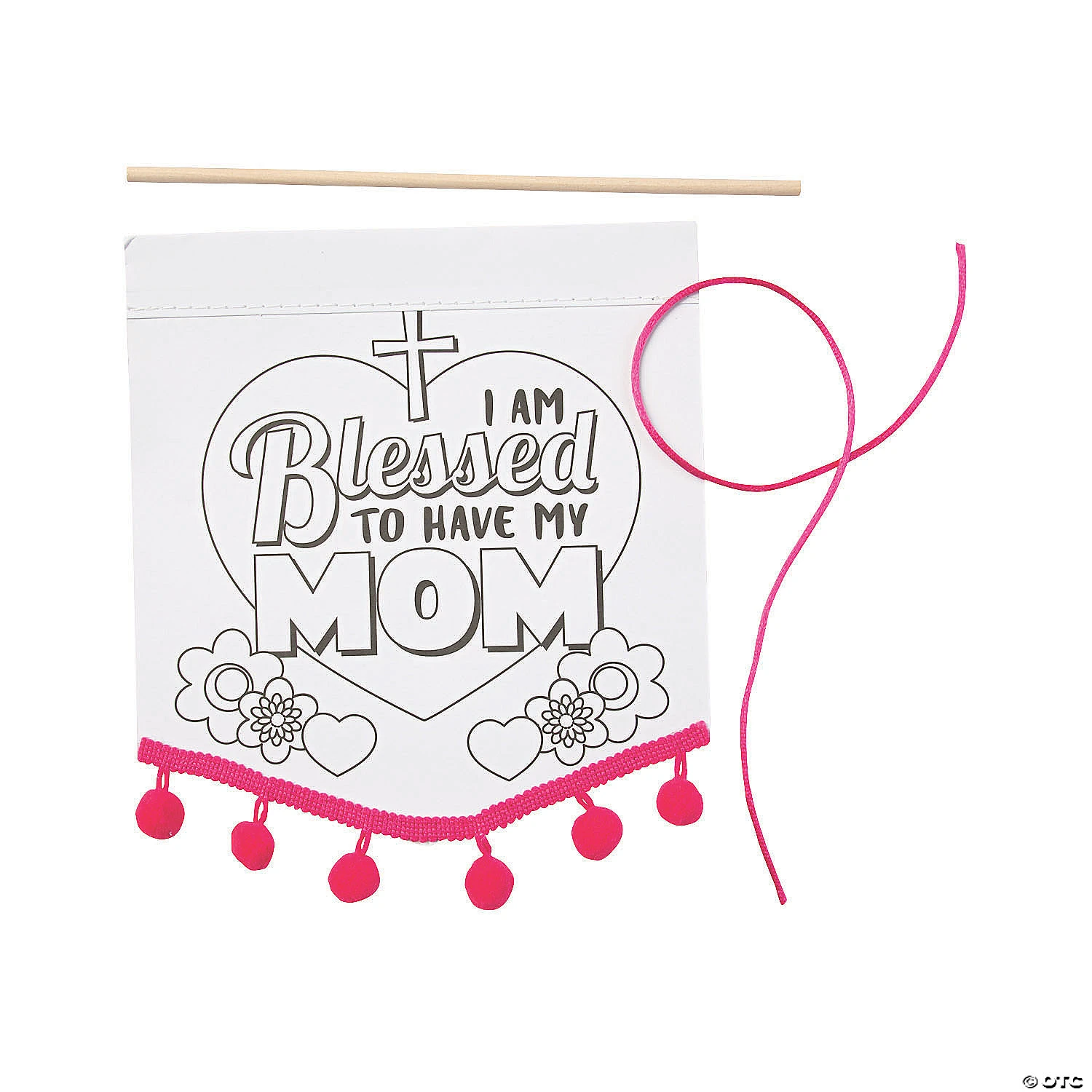 Brand new 🔥 Color Your Own Religious 🥰 Mother’s Day Pom-Pom Banners - 12 Pc. ⌛ 3 Brand new 🔥 Color Your Own Religious 🥰 Mother’s Day Pom-Pom Banners - 12 Pc. ⌛ - Image 3