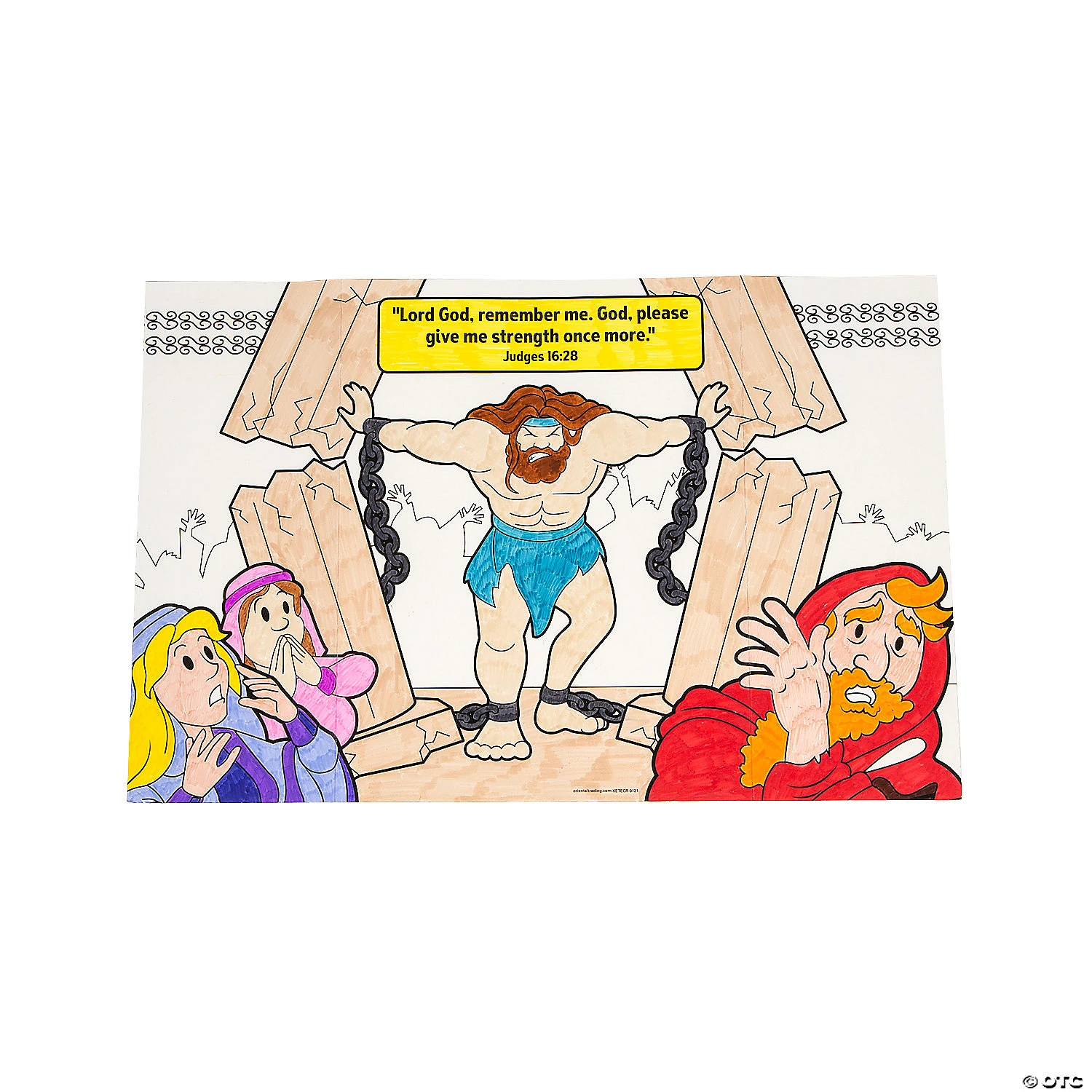 Cheap β€οΈ Color Your Own Samson Fold-Up Activity Sheets - 12 Pc. π 3 Cheap β€οΈ Color Your Own Samson Fold-Up Activity Sheets - 12 Pc. π - Image 3