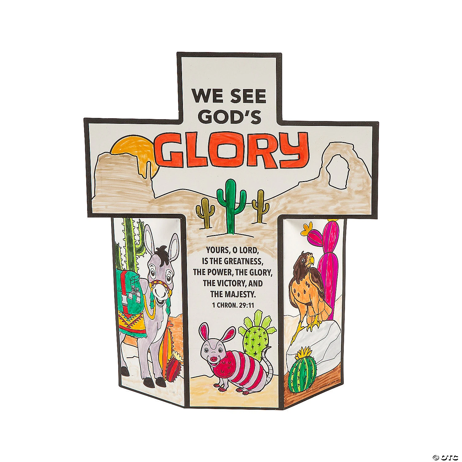 New π Color Your Own Southwest VBS Stand-Up Crosses - 12 Pc. β 2 New π Color Your Own Southwest VBS Stand-Up Crosses - 12 Pc. β - Image 2