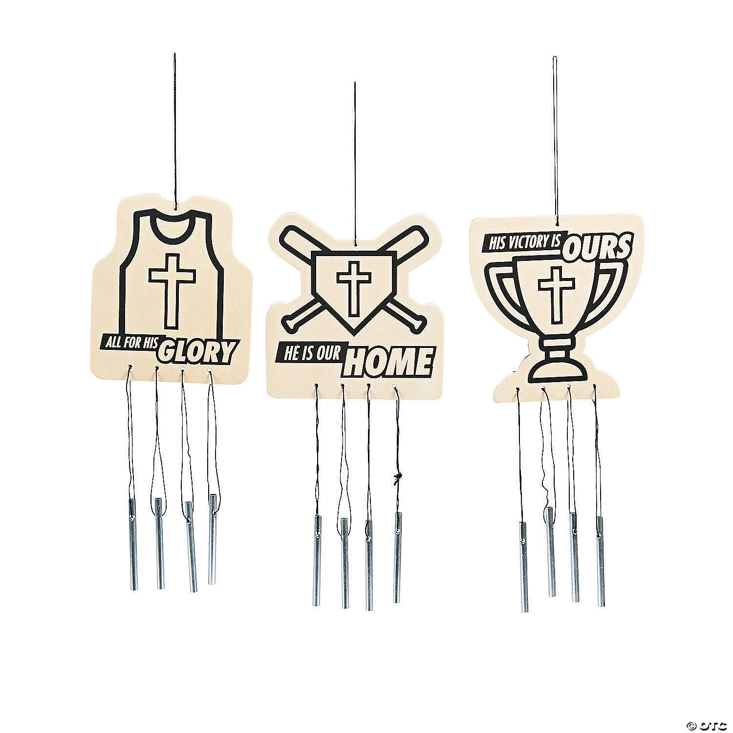 Discount π€© Color Your Own Sports VBS Wind Chimes - 12 Pc. π 1 Discount π€© Color Your Own Sports VBS Wind Chimes - 12 Pc. π