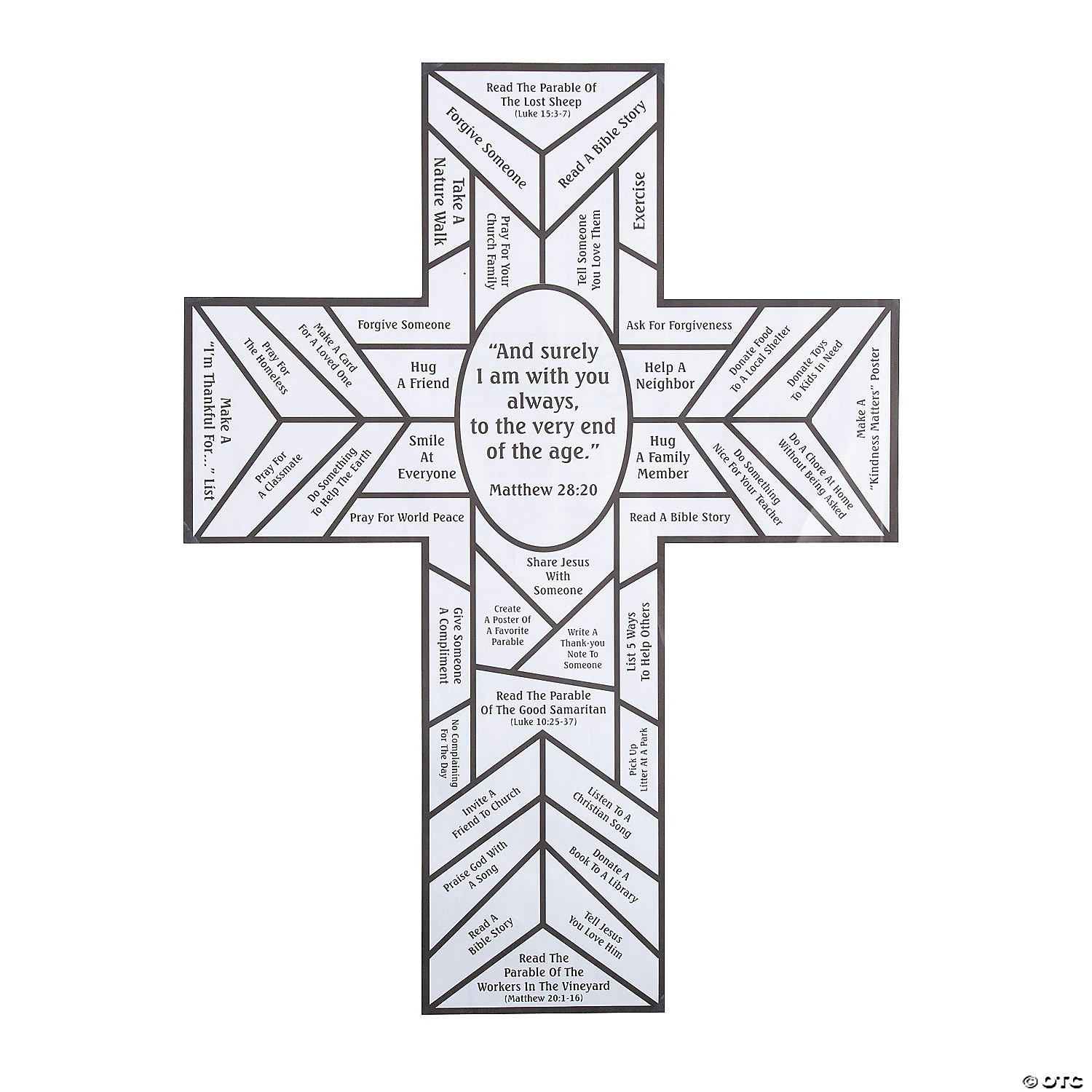Hot Sale ⭐ Color Your Own Stained Glass Cross Lent Countdown Sheets - 12 Pc. ✔️ 1 Hot Sale ⭐ Color Your Own Stained Glass Cross Lent Countdown Sheets - 12 Pc. ✔️