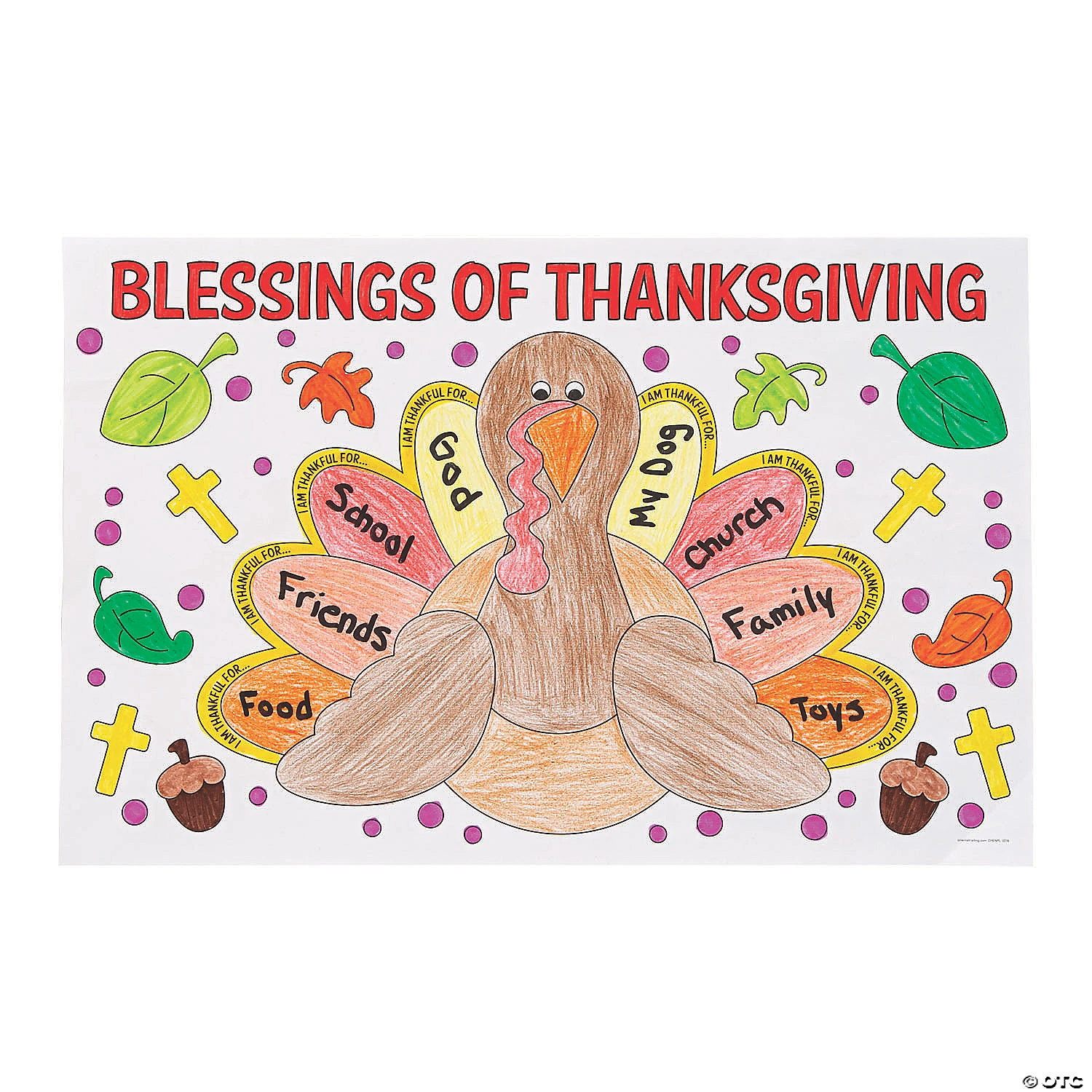Best reviews of ❤️ Color Your Own Thankful For Placemats - 12 Pc. ✨ 2 Best reviews of ❤️ Color Your Own Thankful For Placemats - 12 Pc. ✨ - Image 2