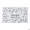 Wholesale 😉 Color Your Own Thanksgiving Prayer Placemats - 12 Pc. 😉