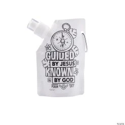 Cheapest β Color Your Own Treasure Hunt VBS Collapsible Water Bottles - 12 Pc. β