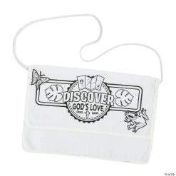 Flash Sale ❤️ Color Your Own Treasure Hunt VBS Satchels - 12 Pc. 🔔