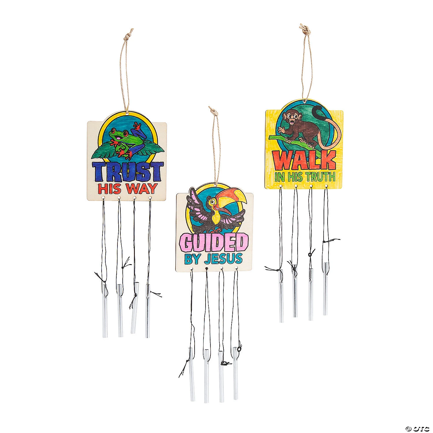 Top 10 π Color Your Own Treasure Hunt VBS Wind Chimes - 12 Pc. π 2 Top 10 π Color Your Own Treasure Hunt VBS Wind Chimes - 12 Pc. π - Image 2