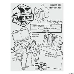 Brand new π Color Your Own Wild Encounters VBS Posters - 30 Pc. π