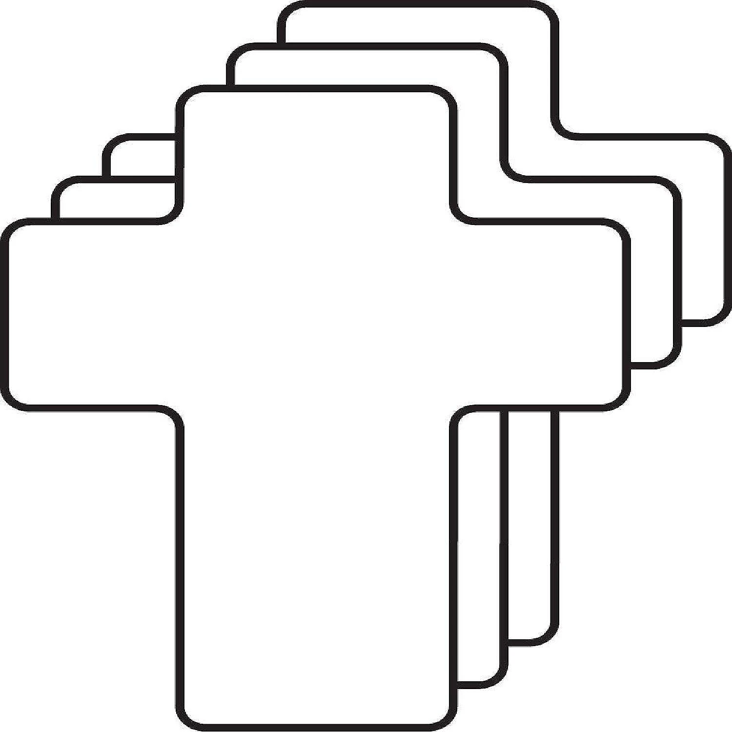 Promo π Creative Shapes Etc. - Cross Foam Single Color Creative Cut-outs- 3β π 1 Promo π Creative Shapes Etc. - Cross Foam Single Color Creative Cut-outs- 3β π