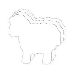 Buy 🔥 Creative Shapes Etc. - Sheep Foam Single Color Creative Cut-outs- 3” 🥰