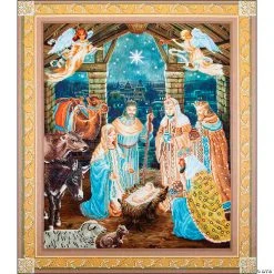 Best reviews of 🥰 Diamond Dotz Diamond Embroidery Facet Art Kit 37.25"X43.25"-Nativity Scene ⌛