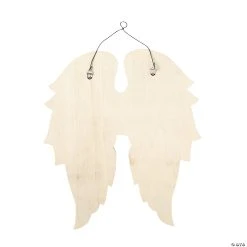 Discount ⌛ DIY Unfinished Wood Angel Wings Door Sign ❤️