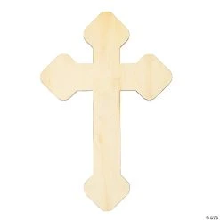 Wholesale 😉 DIY Unfinished Wood Decorative Wood Wall Cross 🔥