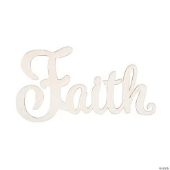 Best Sale 🤩 DIY Unfinished Wood Faith Word Cutout 🌟