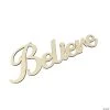 New 🎉 DIY Unfinished Wood Large Believe Word Cutout 🎉