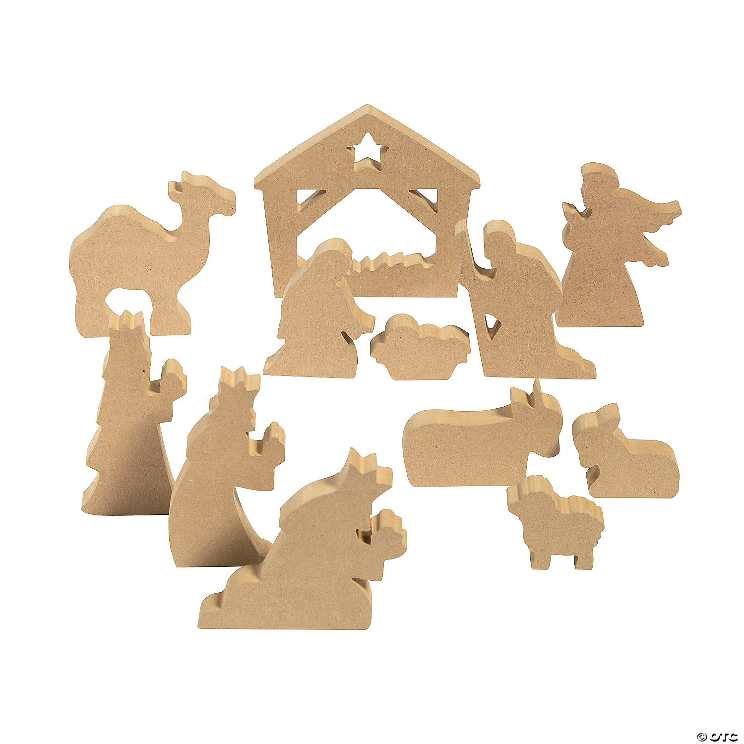 Coupon π DIY Unfinished Wood Nativity Set - 12 Pc. π 1 Coupon π DIY Unfinished Wood Nativity Set - 12 Pc. π