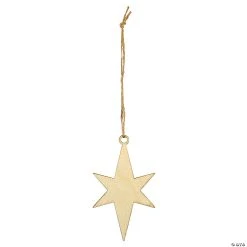 Best Pirce π€© DIY Unfinished Wood North Star Ornaments - 24 Pc. βοΈ