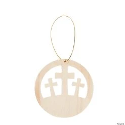 Wholesale π― DIY Unfinished Wood Resurrection Crosses Ornaments - Makes 12 π₯°