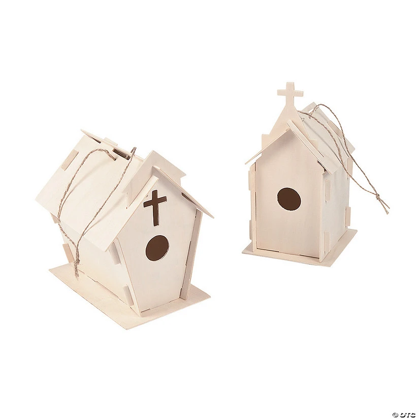 Discount ❤️ DIY Wood Beautiful Church Birdhouses - Makes 12 ✨ 1 Discount ❤️ DIY Wood Beautiful Church Birdhouses - Makes 12 ✨