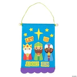 Best Sale 😀 Epiphany Felt Banner Religious Craft Kit - Makes 12 🥰