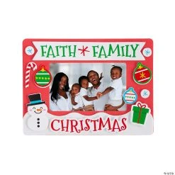 Cheapest ✨ Faith Family ❄ Christmas Picture Frame Magnet Craft Kit - Makes 12 ⌛
