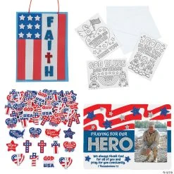 Outlet π― Faith Veterans Day Craft Kit Assortment - Makes 36 π