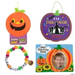 Wholesale π Fall-O-Ween Jesus Craft Kit Assortment - Makes 48 β