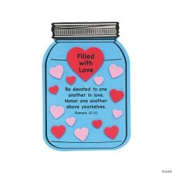 Deals 💯 Filled with Love Mason Jar Craft Kit - Makes 12 ✨