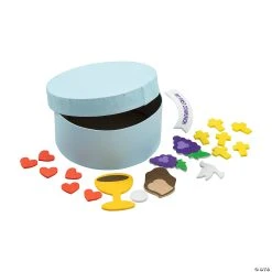 Promo 😉 "First Communion" Prayer Box Craft Kit - Makes 12 ⭐ -Religious Crafts Sales first communion prayer box craft kit makes 1248 6618 a02