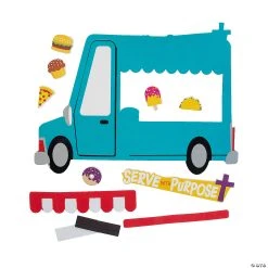 Religious Crafts Shop -Religious Crafts Sales food truck vbs picture frame magnet craft kit makes 1214104034 a01