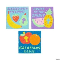 Best Pirce ⭐ Fruit of the Spirit Sand Art Sheets - 12 Pc. 😉