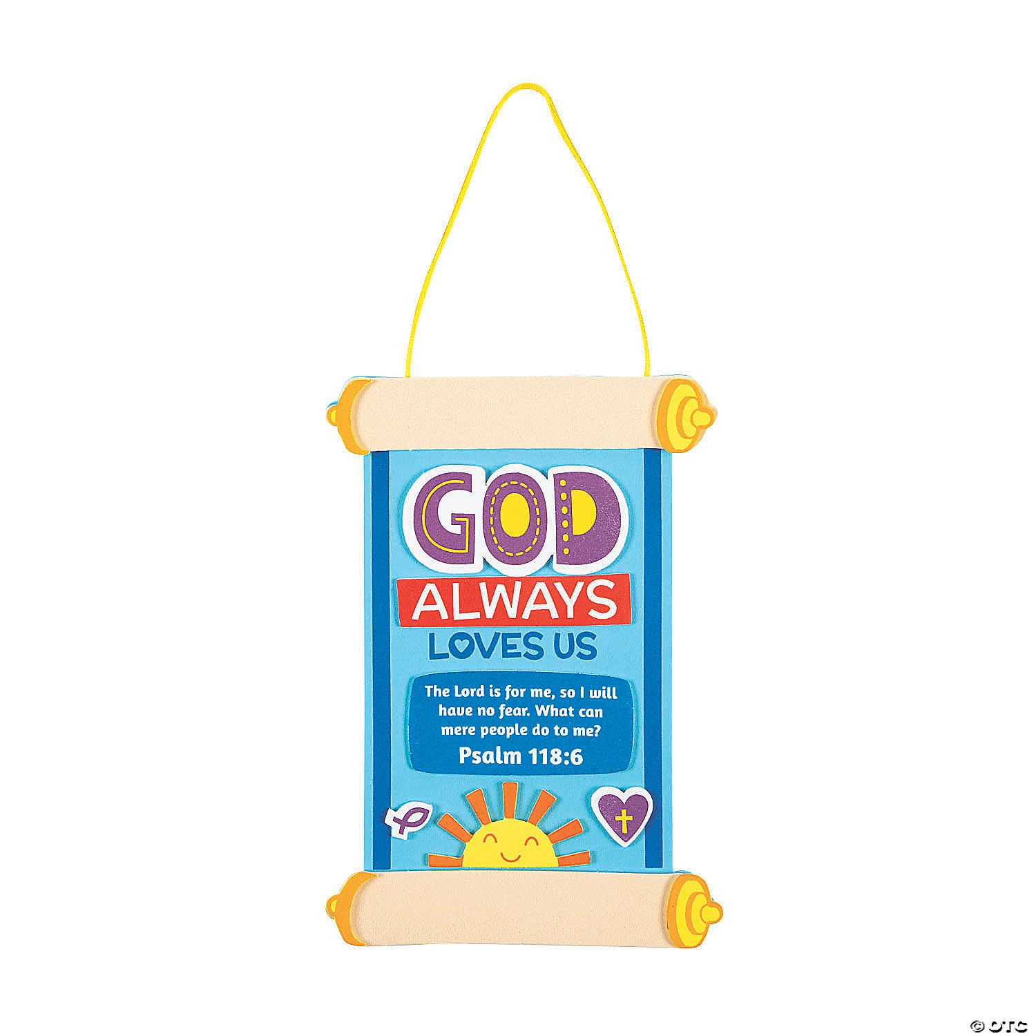 Best Sale π God Always Loves Us Scroll Sign Craft Kit- Makes 12 π 1 Best Sale π God Always Loves Us Scroll Sign Craft Kit- Makes 12 π