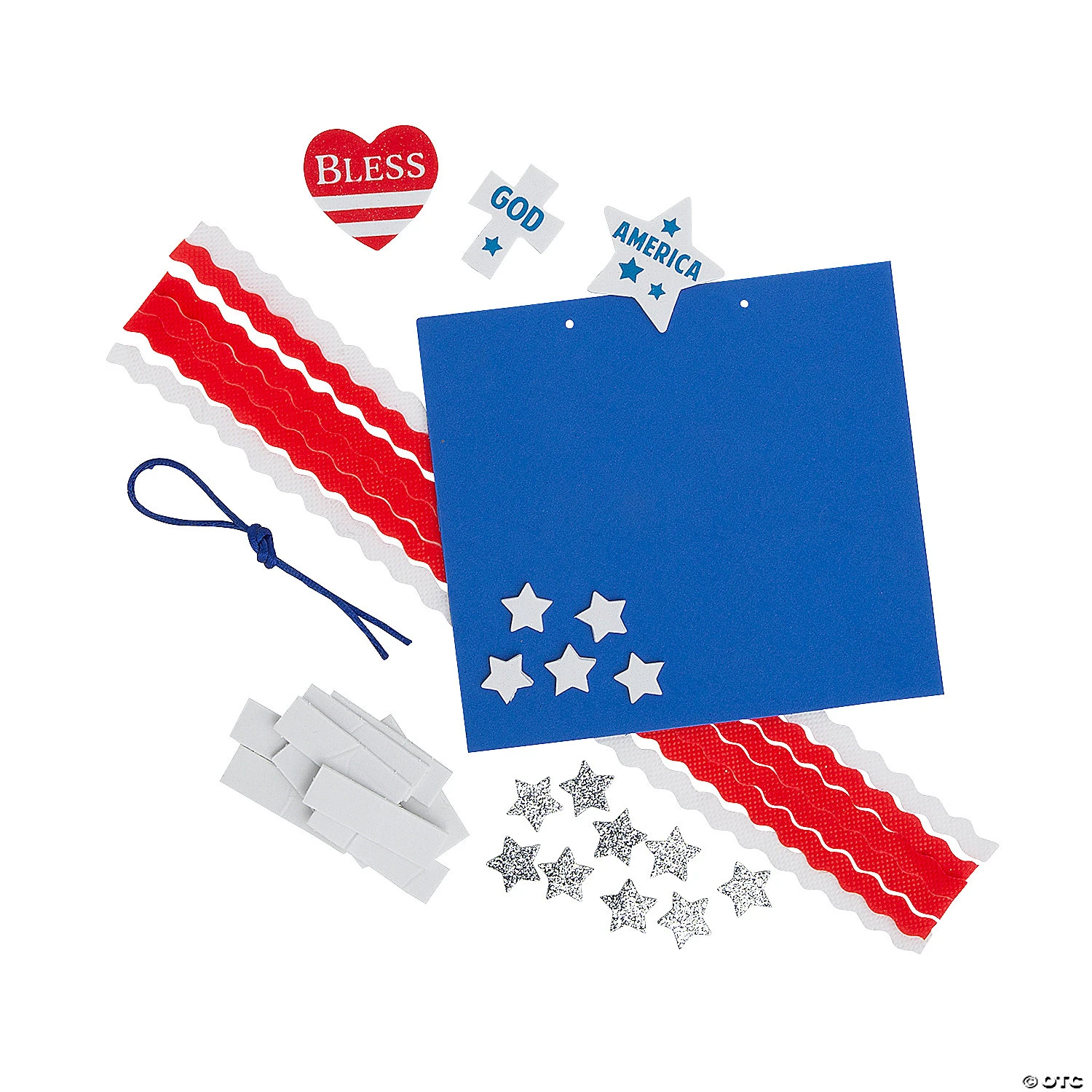 Outlet ❤️ God Bless America Patriotic Windsock Craft Kit – Makes 12 ✨ 2 Outlet ❤️ God Bless America Patriotic Windsock Craft Kit – Makes 12 ✨ - Image 2
