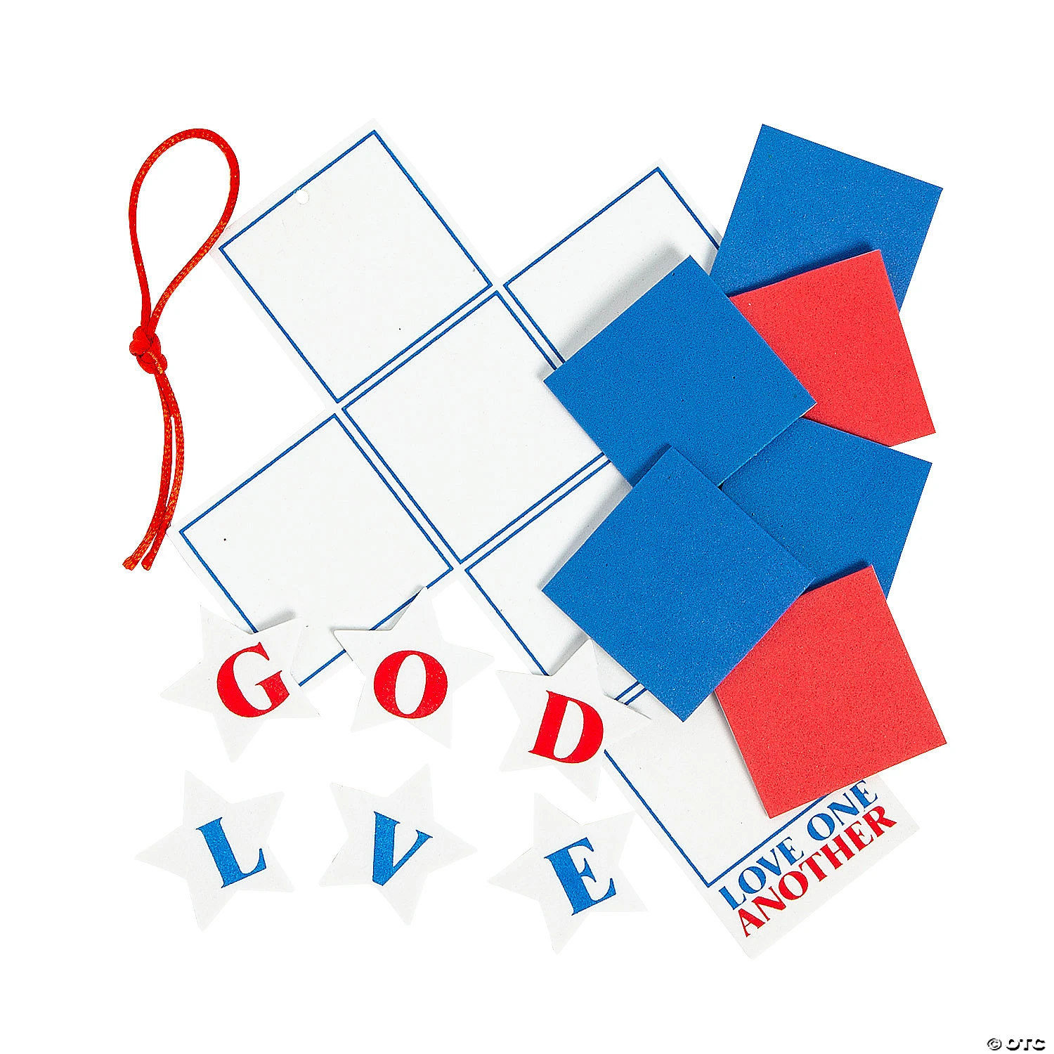 Cheapest 𧨠God Is Love Patriotic Cross Craft Kit - Makes 12 π― 2 Cheapest 𧨠God Is Love Patriotic Cross Craft Kit - Makes 12 π― - Image 2