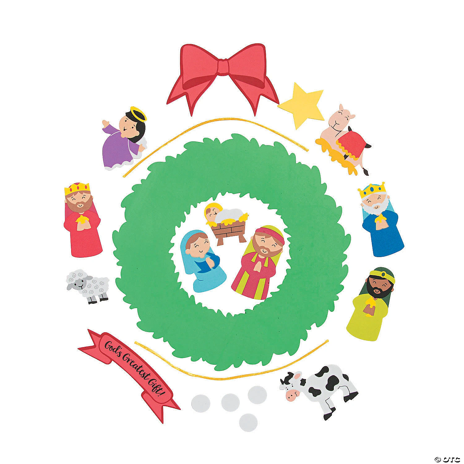 Wholesale ๐ Godโs Greatest Gift Wreath Craft Kit- Makes 12 โ๏ธ 2 Wholesale ๐ Godโs Greatest Gift Wreath Craft Kit- Makes 12 โ๏ธ - Image 2
