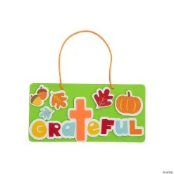 New ⭐ Grateful Sign Craft Kit - Makes 12 👏