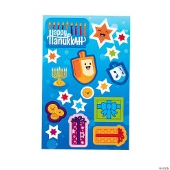 New π Hanukkah Doorknob Hanger Sticker Scenes - 12 Pc. π 5 New π Hanukkah Doorknob Hanger Sticker Scenes - 12 Pc. π -Religious Crafts Sales hanukkah doorknob hanger sticker scenes 12 pc 14092451 a02
