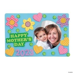 Deals 🥰 Happy ⌛ Mother’s Day Picture Frame Magnet Craft Kit - Makes 12 ✨