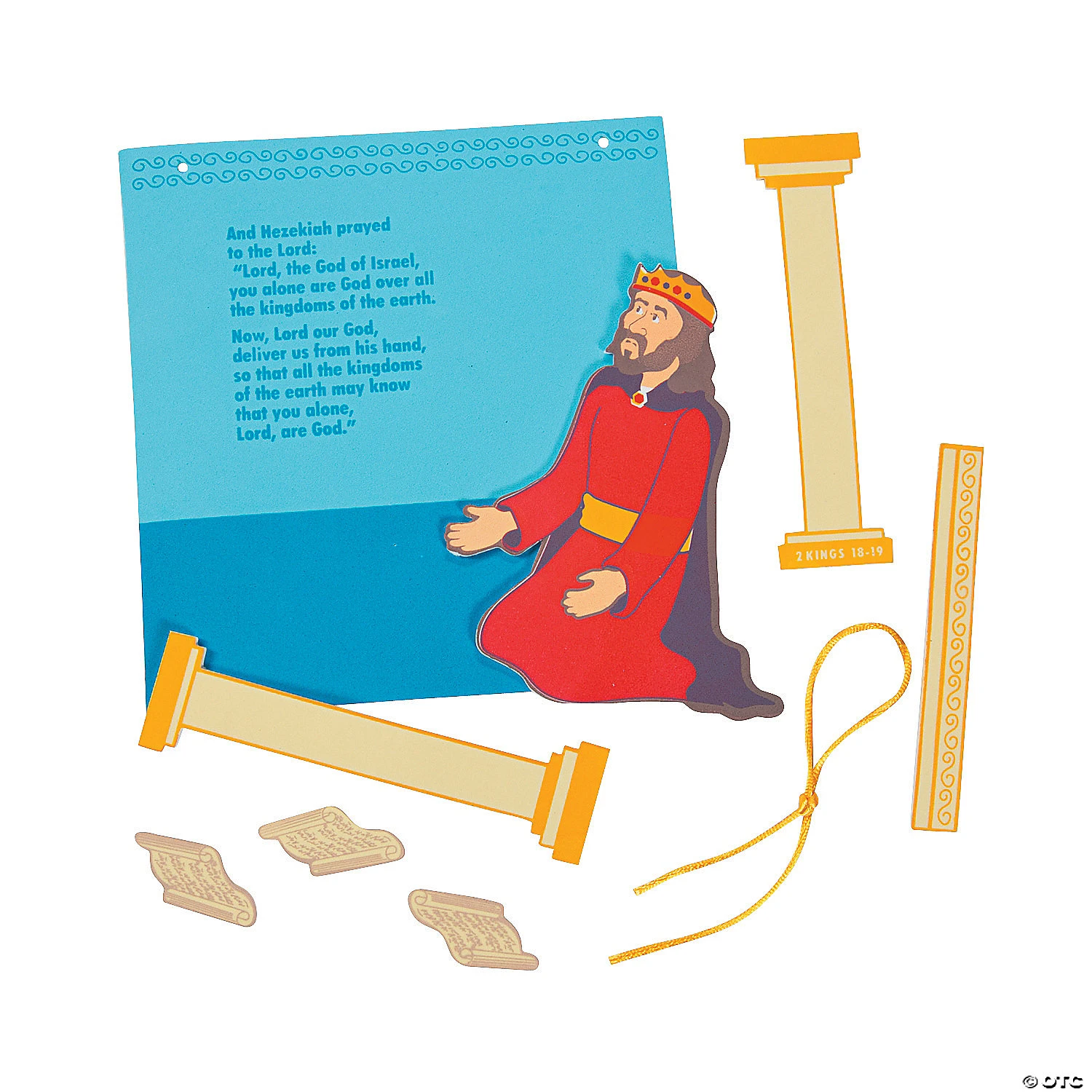 Best Sale β¨ Hezekiah Prays Sign Craft Kit- Makes 12 π 2 Best Sale β¨ Hezekiah Prays Sign Craft Kit- Makes 12 π - Image 2