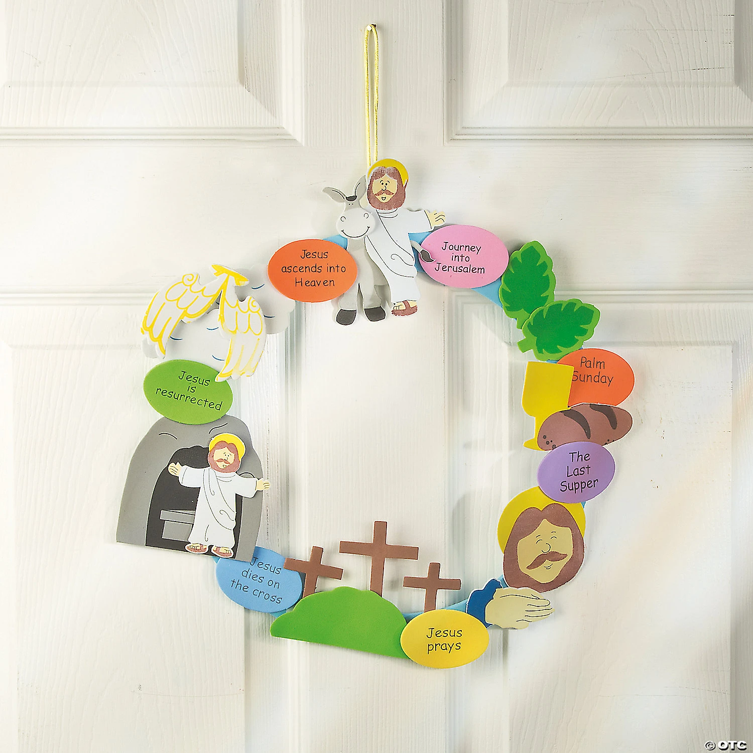Wholesale ❤️ Holy Week Wreath Craft Kit- Makes 12 ⭐ 3 Wholesale ❤️ Holy Week Wreath Craft Kit- Makes 12 ⭐ - Image 3