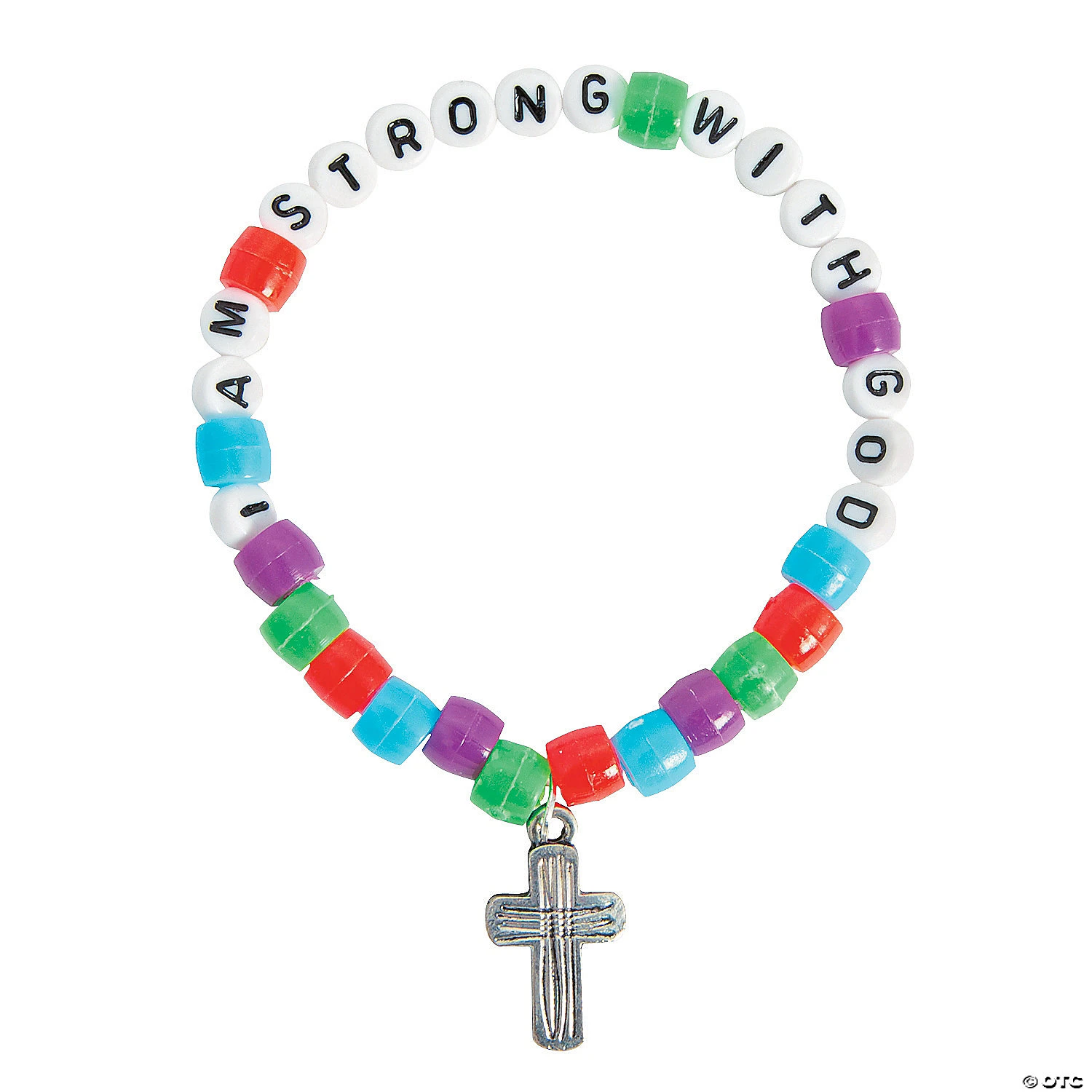 Best Sale ❤️ “I Am Strong with God” Pony Bead Bracelet Craft Kit - Makes 12 ❤️ 1 Best Sale ❤️ “I Am Strong with God” Pony Bead Bracelet Craft Kit - Makes 12 ❤️