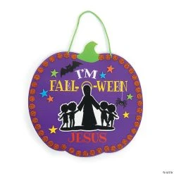 Cheapest ⌛ I’m Fall-O-Ween Jesus Sign Craft Kit - Makes 12 🔥