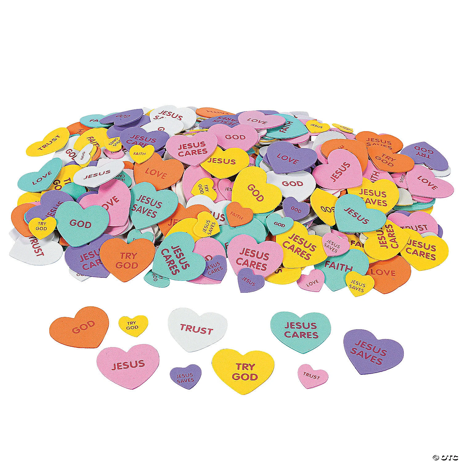 Cheapest ⭐ Inspirational Conversation Self-Adhesive Foam Heart Stickers - 500 Pc. ❤️ 1 Cheapest ⭐ Inspirational Conversation Self-Adhesive Foam Heart Stickers - 500 Pc. ❤️