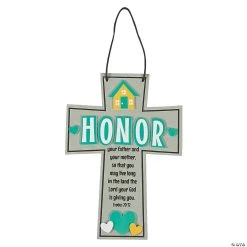 Cheap 👏 Inspirational 👍 Mother & Father Cross Craft Kit - Makes 12 ✨