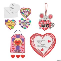 Brand new 🥰 Inspirational Valentine Craft Kit Assortment - Makes 60 ⭐