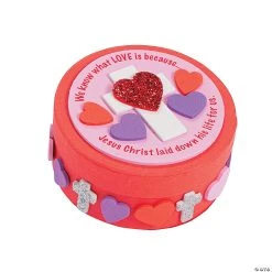 Brand new 😀 Inspirational Valentine Prayer Box Craft Kit - Makes 12 👏